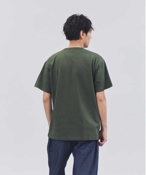 Lee(リー)の「Lee(リー)デニムポケット半袖Tシャツ(Tシャツ/カットソー・メンズ・ダークグリーン・M/L/XL)」の8枚目の写真