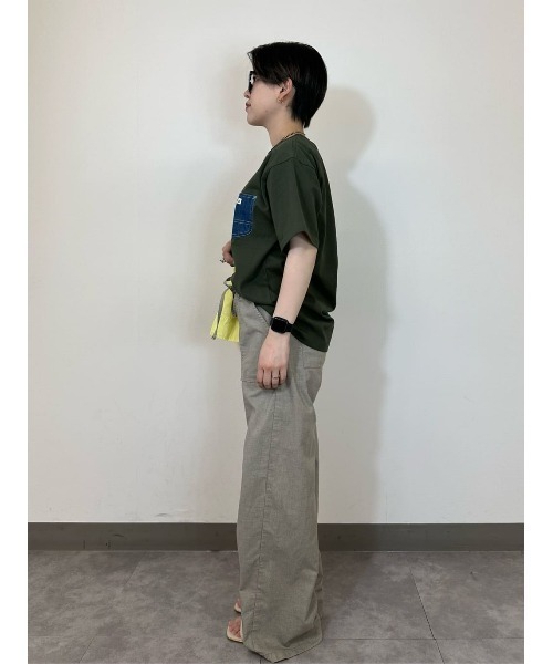 Lee(リー)の「Lee(リー)デニムポケット半袖Tシャツ(Tシャツ/カットソー・メンズ・ダークグリーン・M/L/XL)」の16枚目の写真