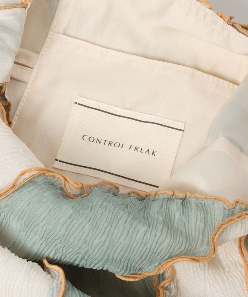 CONTROL FREAK / CTFK(コントロールフリーク)の「CONTROL FREAK/シアーウェーブパッチトート(トートバッグ・レディース・グリーン/ブラック/オレンジ系その他3・FREE)」の13枚目の写真