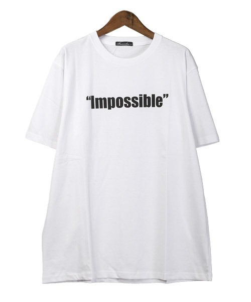 Impossibleロゴプリント半袖Tシャツ（Tシャツ/カットソー