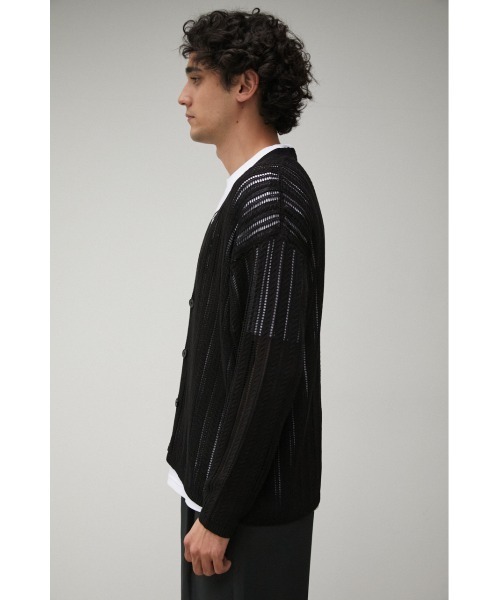 OPENWORK KNIT CARDIGAN/オープンワークニットカーディガン