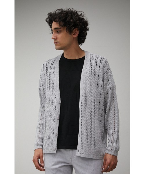 OPENWORK KNIT CARDIGAN/オープンワークニットカーディガン