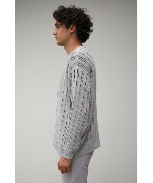 OPENWORK KNIT CARDIGAN/オープンワークニットカーディガン