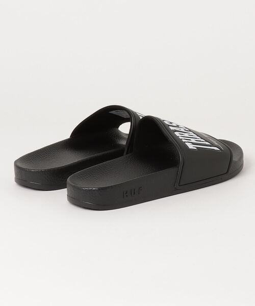 HUF（ハフ）の「HUF / ハフ × THRASHER / スラッシャー SLIDE スライド サンダル（サンダル・メンズ・ブラック・8/9/10）」の3枚目の写真