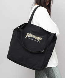 THRASHER | 大容量 2WAY キャンバス ショルダー トートバッグ (GONZ・マグロゴ)(トートバッグ)