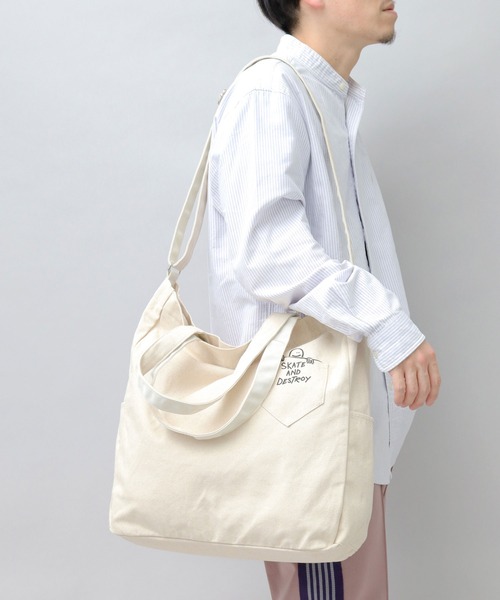 セール】大容量 2WAY キャンバス ショルダー トートバッグ （GONZ