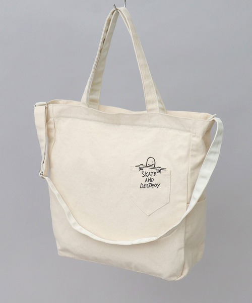 セール】大容量 2WAY キャンバス ショルダー トートバッグ （GONZ