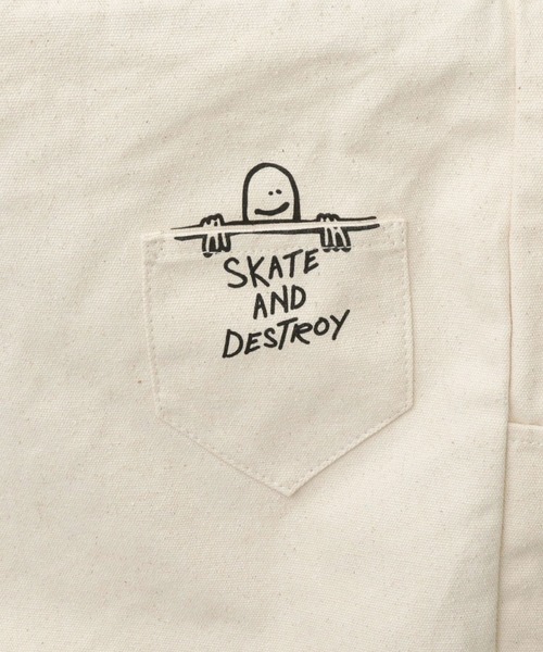 THRASHER(スラッシャー)の「大容量 2WAY キャンバス ショルダー トートバッグ (GONZ・マグロゴ)(トートバッグ・メンズ・オフホワイト/ブラック/ホワイト系その他/ブラック系その他・FREE)」の13枚目の写真