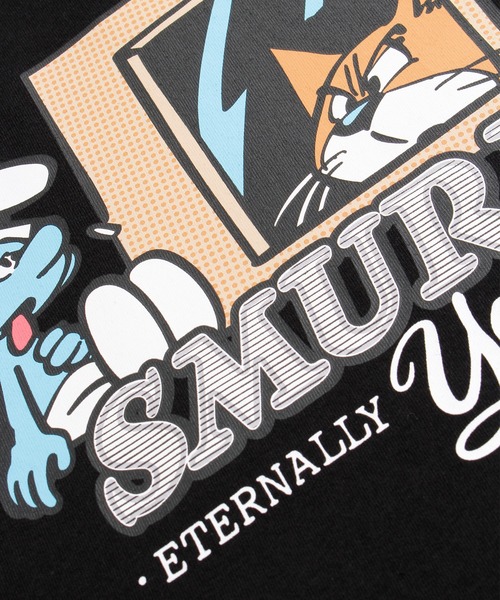 ALWAYS GOOD TIME(オルウェイズグッドタイム)の「【THE SMURFS/スマーフ】プリント/刺繍 天竺半袖Tシャツ(Tシャツ/カットソー・メンズ・ブラック/オフホワイト/グリーン/ライトオレンジ系・M/L)」の15枚目の写真