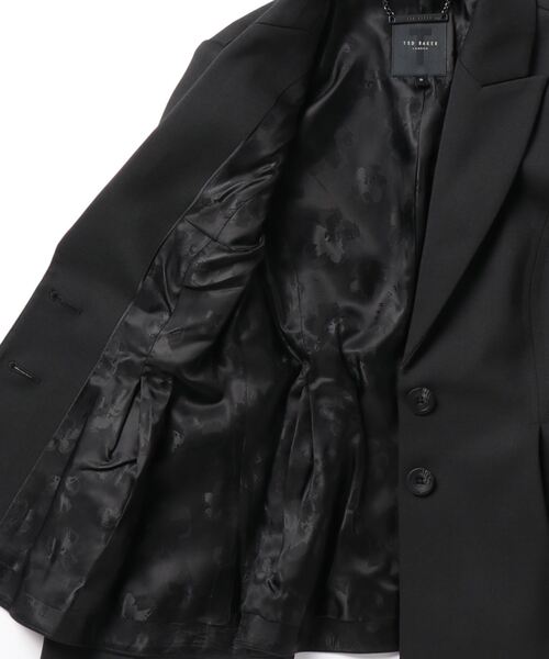 Ted Baker(テッドベーカー)の「PHILIYA ペプラムウエスト ジャケット(テーラードジャケット・レディース・ブラック・3/1/0/2)」の6枚目の写真