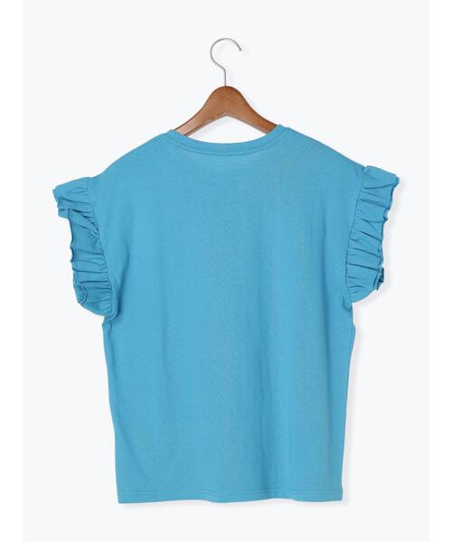 Lugnoncure(ルノンキュール)の「フリル袖トップス(Tシャツ/カットソー・レディース・オフホワイト/ブルー/チャコールグレー・F)」の18枚目の写真