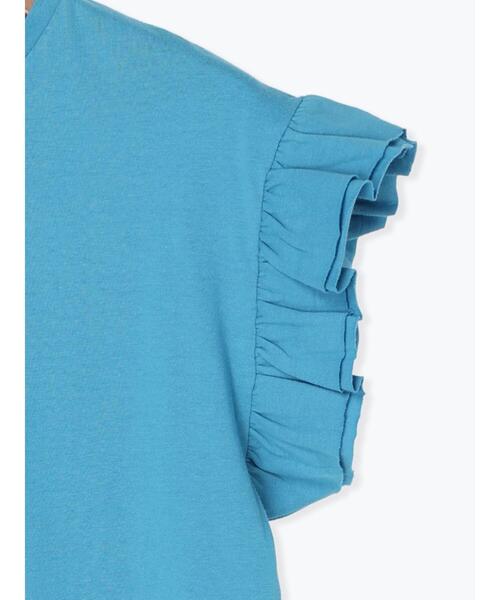 Lugnoncure(ルノンキュール)の「フリル袖トップス(Tシャツ/カットソー・レディース・オフホワイト/ブルー/チャコールグレー・F)」の16枚目の写真