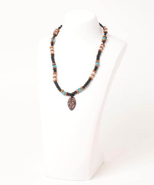 チャイハネ(チャイハネ)の「【チャイハネ】リトラネックレス(ネックレス・レディース・パープル/グリーン/ブラック/ライトブルー・FREE)」の7枚目の写真