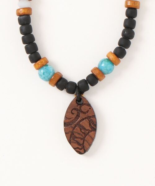 チャイハネ(チャイハネ)の「【チャイハネ】リトラネックレス(ネックレス・レディース・パープル/グリーン/ブラック/ライトブルー・FREE)」の5枚目の写真