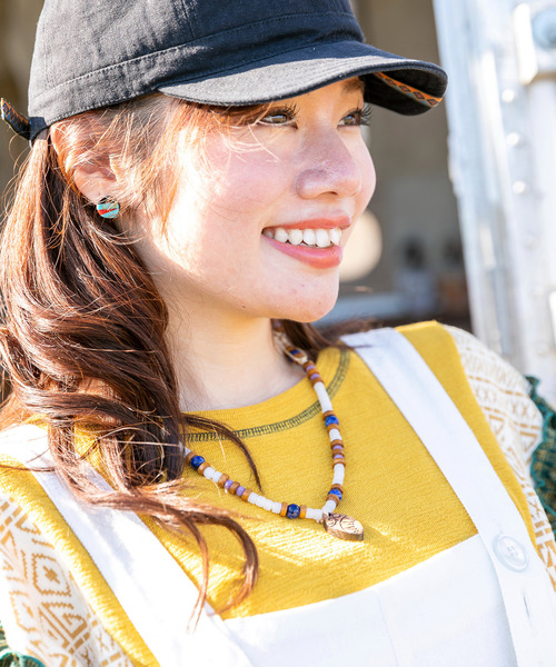 チャイハネ(チャイハネ)の「【チャイハネ】リトラネックレス(ネックレス・レディース・パープル/グリーン/ブラック/ライトブルー・FREE)」の14枚目の写真