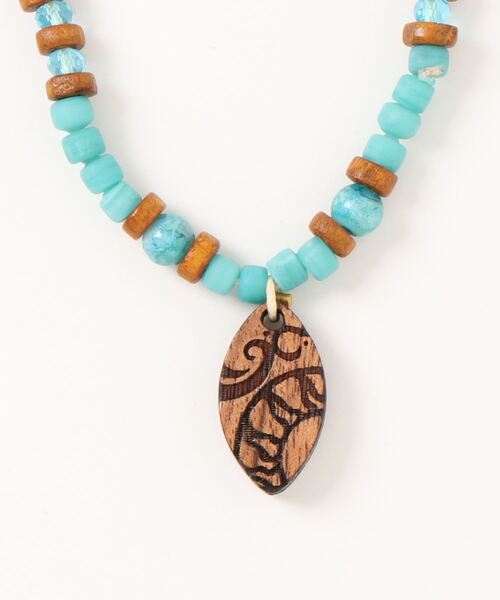 チャイハネ(チャイハネ)の「【チャイハネ】リトラネックレス(ネックレス・レディース・パープル/グリーン/ブラック/ライトブルー・FREE)」の10枚目の写真