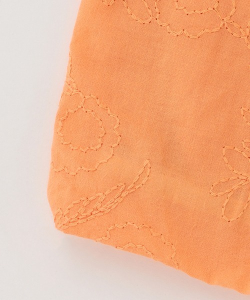 petit main（プティマイン）の「【リンク】レースオフショル短丈トップス(キッズ)（シャツ/ブラウス・キッズ・ブラック/オレンジ/アイボリー・80ｃｍ/90cm/100cm/110cm/120cm/130cm）」の10枚目の写真