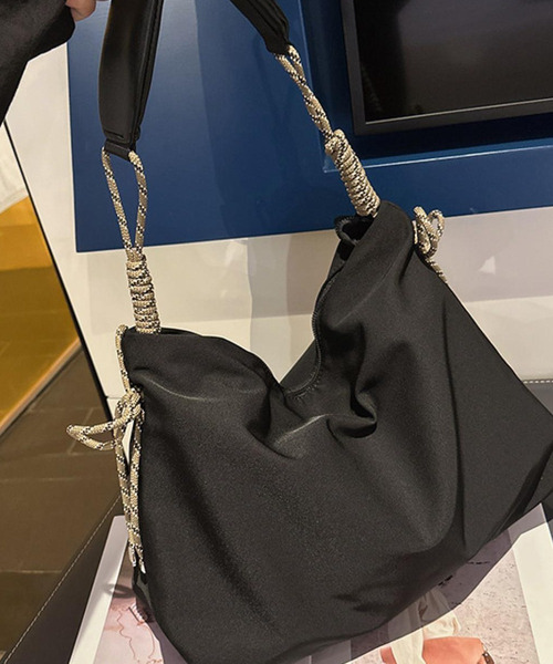 Burner(バーナー)の「【OKUOKU 0909】ショルダーバッグ oku-bag-708570908111-48 U(ショルダーバッグ・レディース・ブラック・FREE)」の2枚目の写真