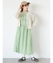 ehka sopo | リボンワンピース(ワンピース)