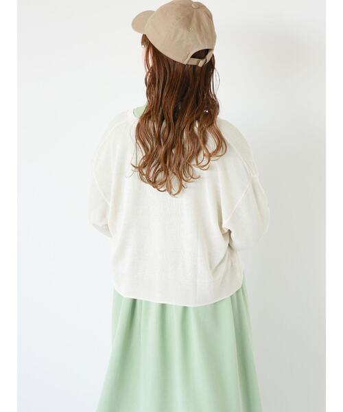 ehka sopo（エヘカソポ）の「リボンワンピース（ワンピース・レディース・ミント/ベージュ/グレー・F）」の10枚目の写真