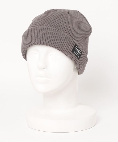 430（フォーサーティ）の「【430】MILTAG MID BEANIE（ニットキャップ/ビーニー・メンズ・グレー/ブルー/ブラック・FREE）」の6枚目の写真