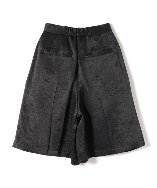 SHIPS（シップス）の「〈手洗い可能〉アセテート サテン タック ショーツ◆（その他パンツ・レディース・ブラック・36/38）」の7枚目の写真