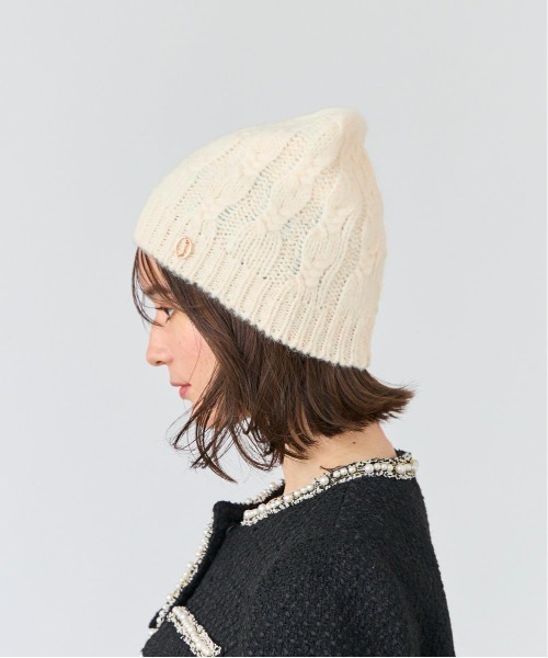 シャポードオー　ニット帽 Chapeau d' O RA/WO Knit Watch | 56cm～58cm(97) BLACK (01