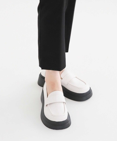 ローファー　サイズ3 セール】3-6C19 厚底 ローファー【Maison select -メゾン
