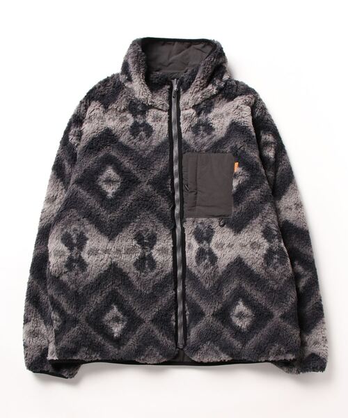 KRIFF MAYER（クリフメイヤー）の「柄ボアひっくりキルトジャケット