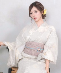 Retica（レティカ）の「浴衣 アクセサリー 帯飾り パール付きフラワーモチーフ飾り帯紐 かわいい （和装小物）」