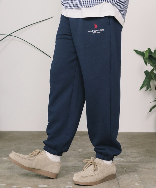 U.S. POLO ASSN.(ユーエスポロアッスン)の「U.S. POLO ASSN./ユーエスポロアッスン 裏起毛スウェットパンツ(スウェットパンツ・メンズ・アッシュグレー/ブラック/オフホワイト/ネイビー・L/S/M/LL)」の4枚目の写真