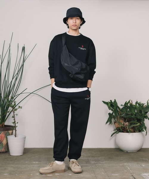 U.S. POLO ASSN.(ユーエスポロアッスン)の「U.S. POLO ASSN./ユーエスポロアッスン 裏起毛スウェットパンツ(スウェットパンツ・メンズ・アッシュグレー/ブラック/オフホワイト/ネイビー・L/S/M/LL)」の18枚目の写真