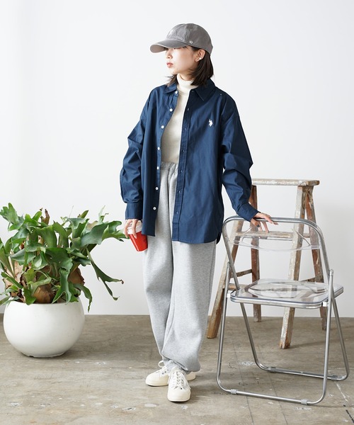 U.S. POLO ASSN.(ユーエスポロアッスン)の「U.S. POLO ASSN./ユーエスポロアッスン 裏起毛スウェットパンツ(スウェットパンツ・メンズ・アッシュグレー/ブラック/オフホワイト/ネイビー・L/S/M/LL)」の20枚目の写真
