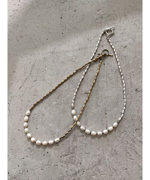 Ungrid（アングリッド）の「淡水パールネックレス（ネックレス・レディース・シルバー/ゴールド・FREE）」の3枚目の写真