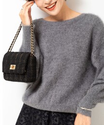 NOLLEY’S Sophi | ヘアリーラメ2WAY Vネックカーディガン(カーディガン/ボレロ)