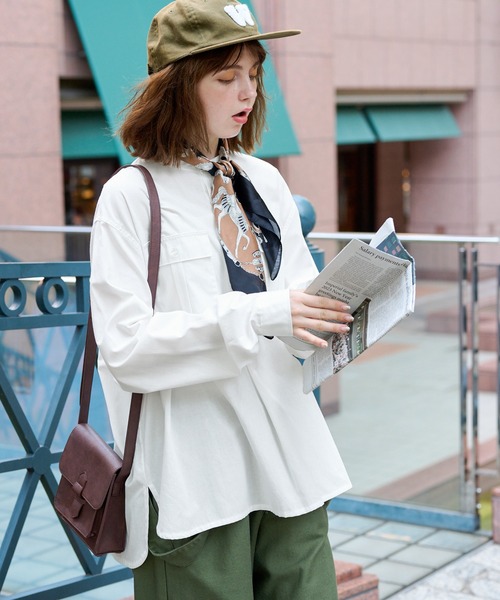 MONO-MART LADY'S（モノマートレディース）の「バンドカラーダブル