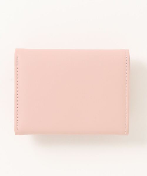 SPINNS（スピンズ）の「【三つ折り型】フラワーミニウォレット（財布・レディース・ピンク/ブラック・ONESIZE）」の3枚目の写真