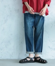 【ショート丈】ピッタリしない「もっと」ゆったりデニレギ