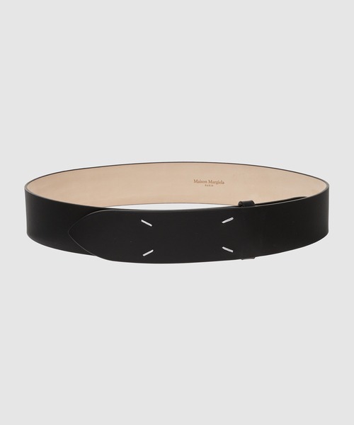 Maison Margiela(メゾンマルジェラ)の「BELT 45 MM(ベルト・メンズ・ブラック/キャメル・80/90)」の2枚目の写真