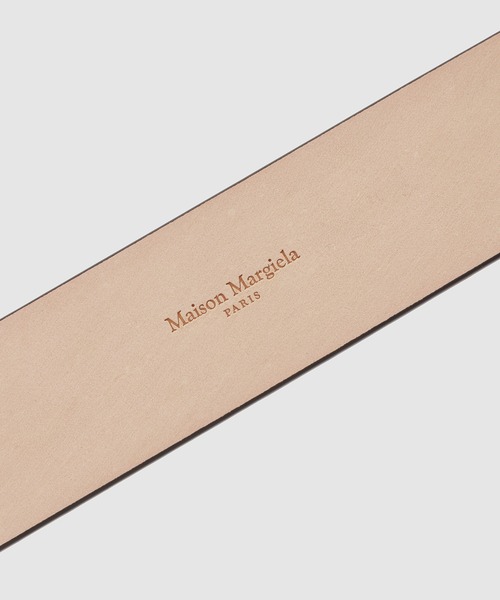 Maison Margiela(メゾンマルジェラ)の「BELT 45 MM(ベルト・メンズ・ブラック/キャメル・80/90)」の4枚目の写真