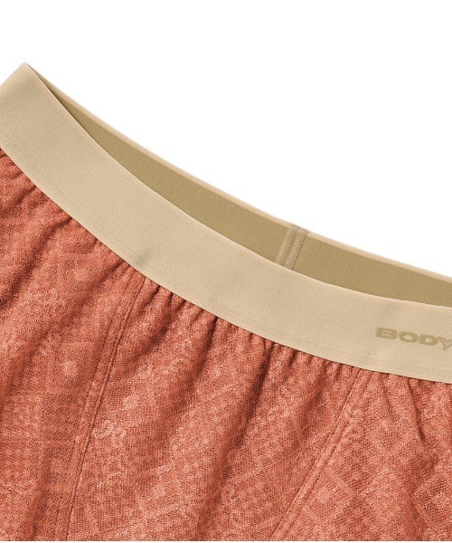 BODY WILD(ボディーワイルド)の「BODY WILD/ボディワイルド ラッセルレース セミロングボクサーパンツ(ボクサーパンツ・メンズ・グレイッシュブルー/オレンジ/スモークグレー・SMALL/MEDIUM/LARGE)」の6枚目の写真