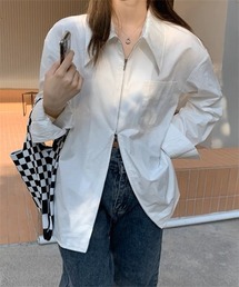 Dream garden（ドリームガーデン）の「BIGカラージップシャツ（シャツ/ブラウス）」