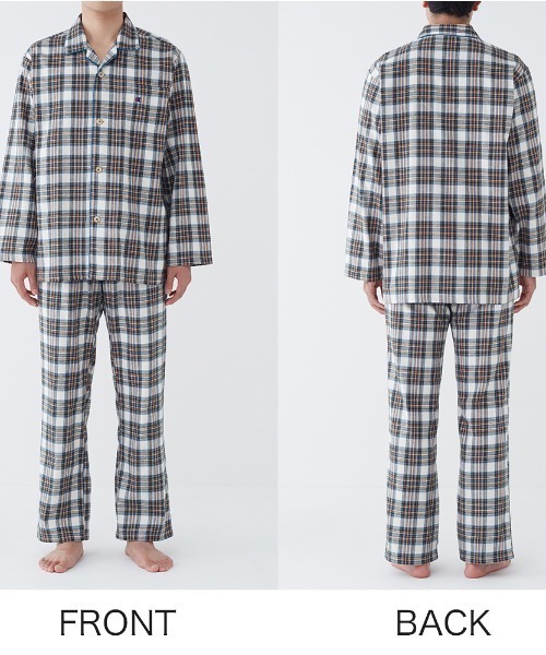 Champion/チャンピオン ルームウェア 長袖長パンツ 綿100％ チェック柄（ルームウェア/パジャマ）｜Champion（チャンピオン）