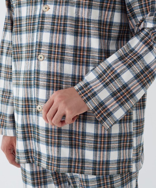 Champion/チャンピオン ルームウェア 長袖長パンツ 綿100％ チェック柄（ルームウェア/パジャマ）｜Champion（チャンピオン）