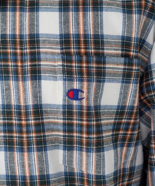 Champion/チャンピオン ルームウェア 長袖長パンツ 綿100％ チェック柄（ルームウェア/パジャマ）｜Champion（チャンピオン）