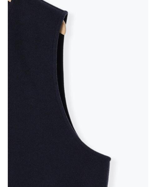 Samansa Mos2（サマンサ モスモス）の「【UVカット加工】スッキリきれい見えウールライクベスト（ベスト・レディース・ブラウン/カーキ/ベージュ/ネイビー・F）」の20枚目の写真