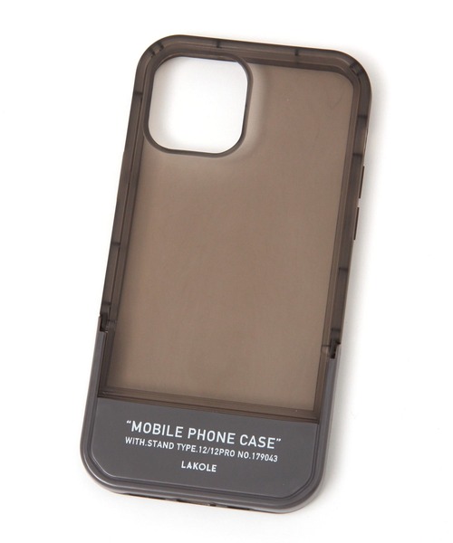 LAKOLE（ラコレ）の「スタンドクリアiPhoneケース / 981223（スマホケース/カバー・レディース・グレー/グリーン/ホワイト/チャコール/ブルー/レッド・SMALL/X-SMALL/MEDIUM）」の4枚目の写真