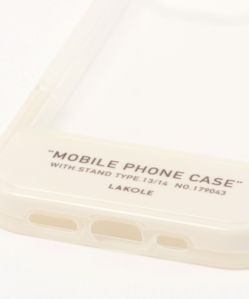 LAKOLE（ラコレ）の「スタンドクリアiPhoneケース / 981223（スマホケース/カバー・レディース・グレー/グリーン/ホワイト/チャコール/ブルー/レッド・SMALL/X-SMALL/MEDIUM）」の17枚目の写真