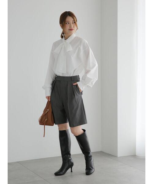 Te chichi（テチチ）の「2タックショートパンツ（その他パンツ・レディース・グレー/ブラック・M/S）」の14枚目の写真