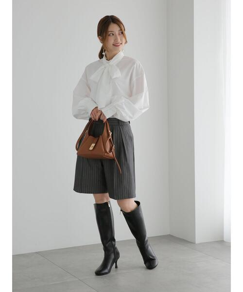 Te chichi（テチチ）の「2タックショートパンツ（その他パンツ・レディース・グレー/ブラック・M/S）」の13枚目の写真